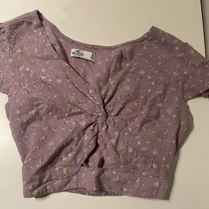 cute spring flower crop top!